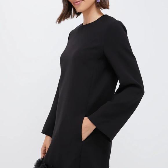 Tuckernuck Black Sheath Mini Dress with Long Sleeves - Picture 10 of 11